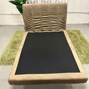 AD-LAH279N17P100-CR02 Canape 1 place convertible lit CR02 Café H82xL100xP90 - Couchage H26xL100xP190 vue5