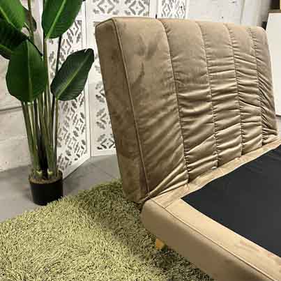 AD-LAH279N17P100-CR02 Canape 1 place convertible lit CR02 Café H82xL100xP90 - Couchage H26xL100xP190 vue6