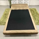 AD-LAH279N17P100-CR02 Canape 1 place convertible lit CR02 Café H82xL100xP90 - Couchage H26xL100xP190 vue7