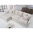 UT-HOBART-VENICE-SD346-1-G Sofa d'angle 100% déhoussable Natural Gauche HOBART H84xL265xP158-104cm vue3