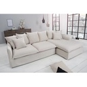 UT-HOBART-VENICE-SD346-1-D Sofa d'angle 100% déhoussable Natural Droite HOBART H84xL265xP158-104cm vue2