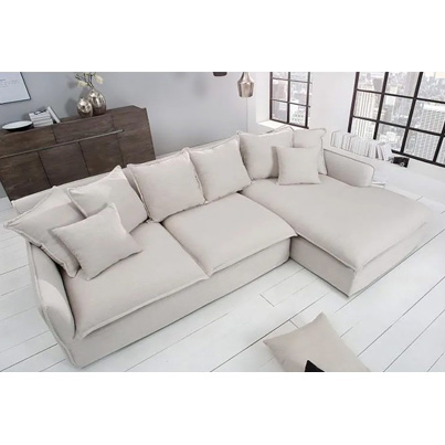 UT-HOBART-VENICE-SD346-1-D Sofa d'angle 100% déhoussable Natural Droite HOBART H84xL265xP158-104cm vue3