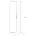COM-AR4744K56104 Armoire GALAVERNA 2 portes H188xL70xP35cm vue plan
