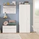 Armoire GALAVERNA 2 portes H188xL70xP35cm