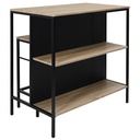 CMP-HD0233 Table îlot + 2 tabourets LOKA vue5
