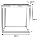 CMP-HD5207 Console Rondin H84xL75xP35cm vue4