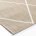 Tapis rectangle 160x230cm tissé plat DAMIRA