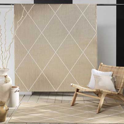 L3C-1741379 Tapis rectangle 160x230cm tissé plat DAMIRA vue2