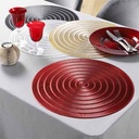 L3C-1790582 Set de table dia.40cm PVC ajouré ORIENTAL Noir vue2