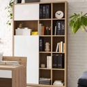 COM-LB0812K77404 Bibliothèque MUNDI H200xL122xP35cm ambiance1