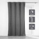 L3C-1609824 Rideau à oeillets 135x260cm 100% polyester occultan-jacquard DARKO Anthracite vue2