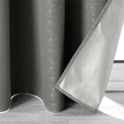 L3C-1609824 Rideau à oeillets 135x260cm 100% polyester occultan-jacquard DARKO Anthracite vue3
