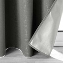 L3C-1609824 Rideau à oeillets 135x260cm 100% polyester occultan-jacquard DARKO Anthracite vue3