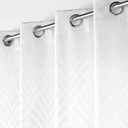 L3C-1611947 Rideau à oeillets 140x260cm jacquard VICTORIA Blanc vue2