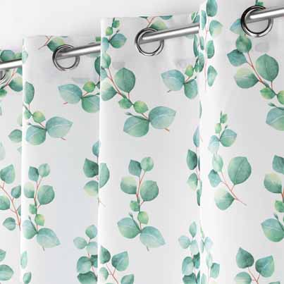 L3C-1612247 Rideau à oeillets 140x260cm polyester imprimé LEANDRE vue2