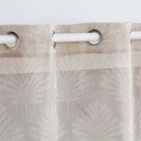 L3C-1627511 Panneau à oeillets 140x240cm voile tissé appliqué LEVITA Taupe vue2