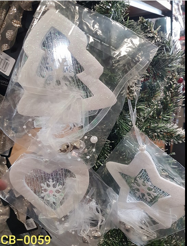 Suspension de noel lot de 6pcs
