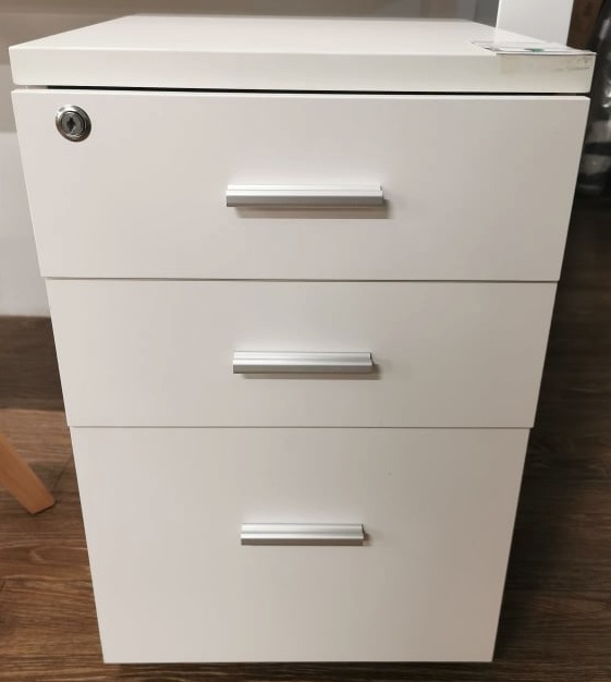 Caisson 3 tiroirs Blanc