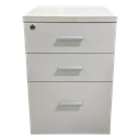 Caisson 3 tiroirs 61*40*48 Blanc cassé