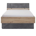 Lit LAFABRICA L120x200 - H91xL127,5xP215cm