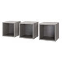 Etagere cube mural  MODELLO 35x28x35 Gris