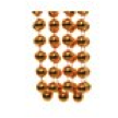Guirlande de perles XXL plastique brillant ambre dia: 2 cm 