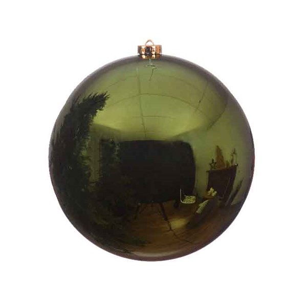 Boule de noel Vert pin dia14cm