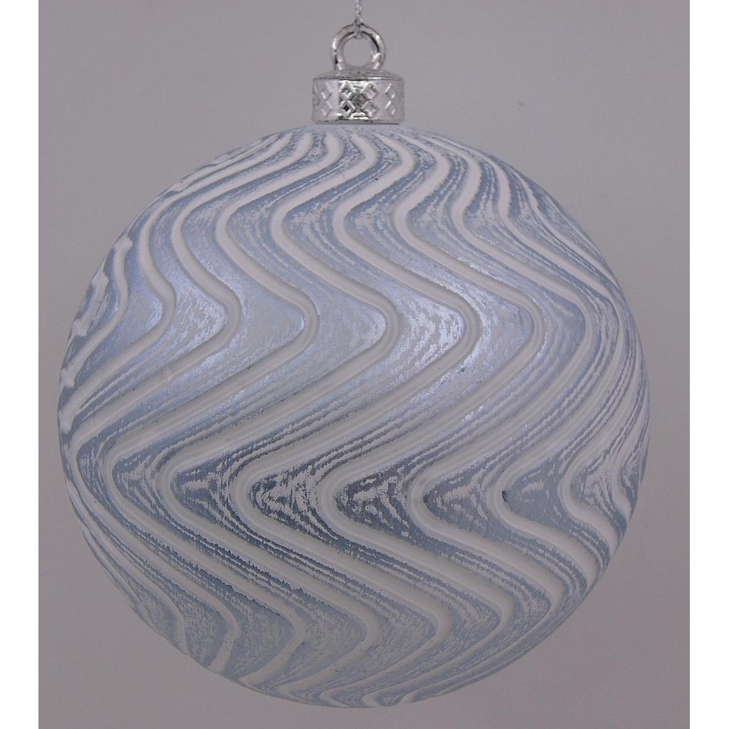 Boule de noel Bleu 10cm 4pcs
