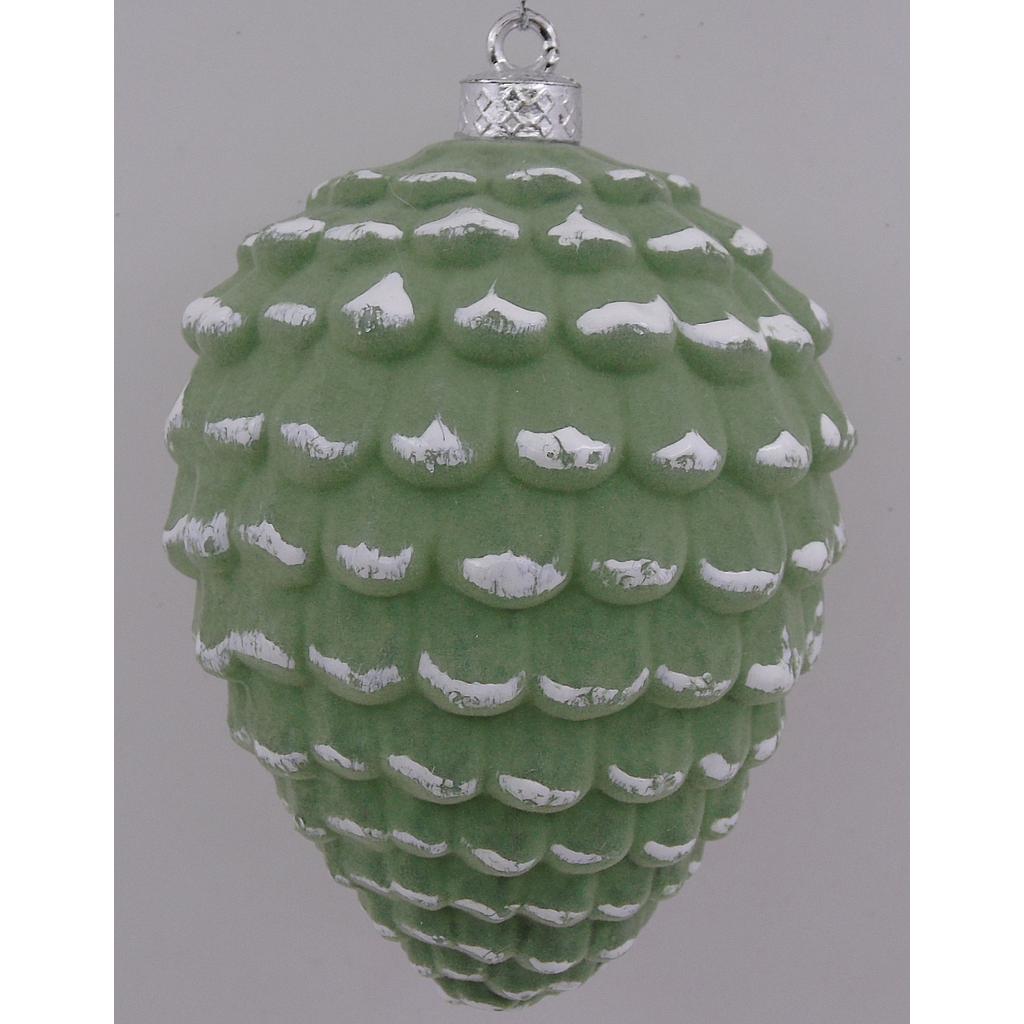 Boule de noel Vert 9*13cm