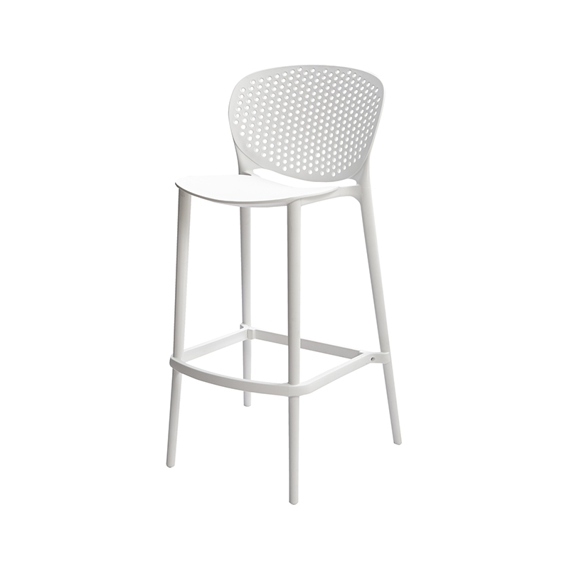 Chaise de comptoir H:65cm Blanc