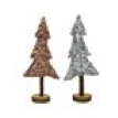 Sapin polyester 2 col assortie L: 7,50 cm - H: 36 cm 