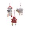 Figurine poly 3 ass multicouleurs L: 1,50 cm - W: 8,50 cm - H: 8,50 cm