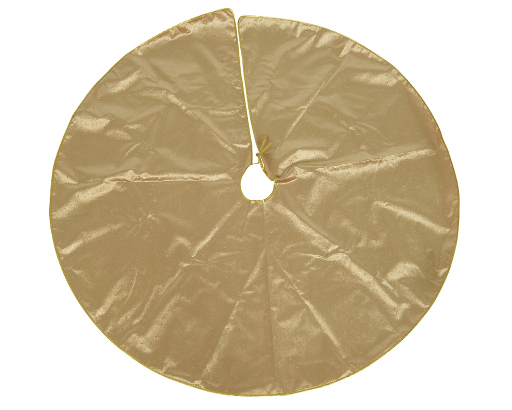 Jupe de sapin polyester or dia: 120 cm - H: 0,50 cm