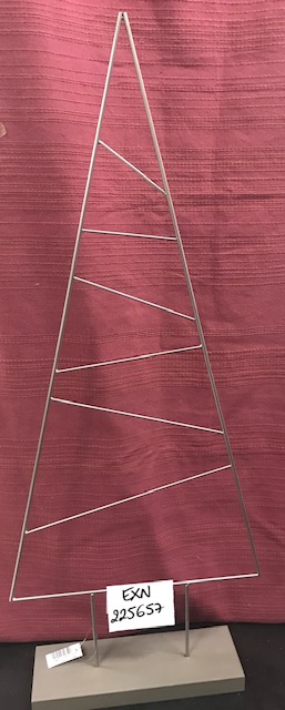 Sapin en métal gris 29*8*70cm