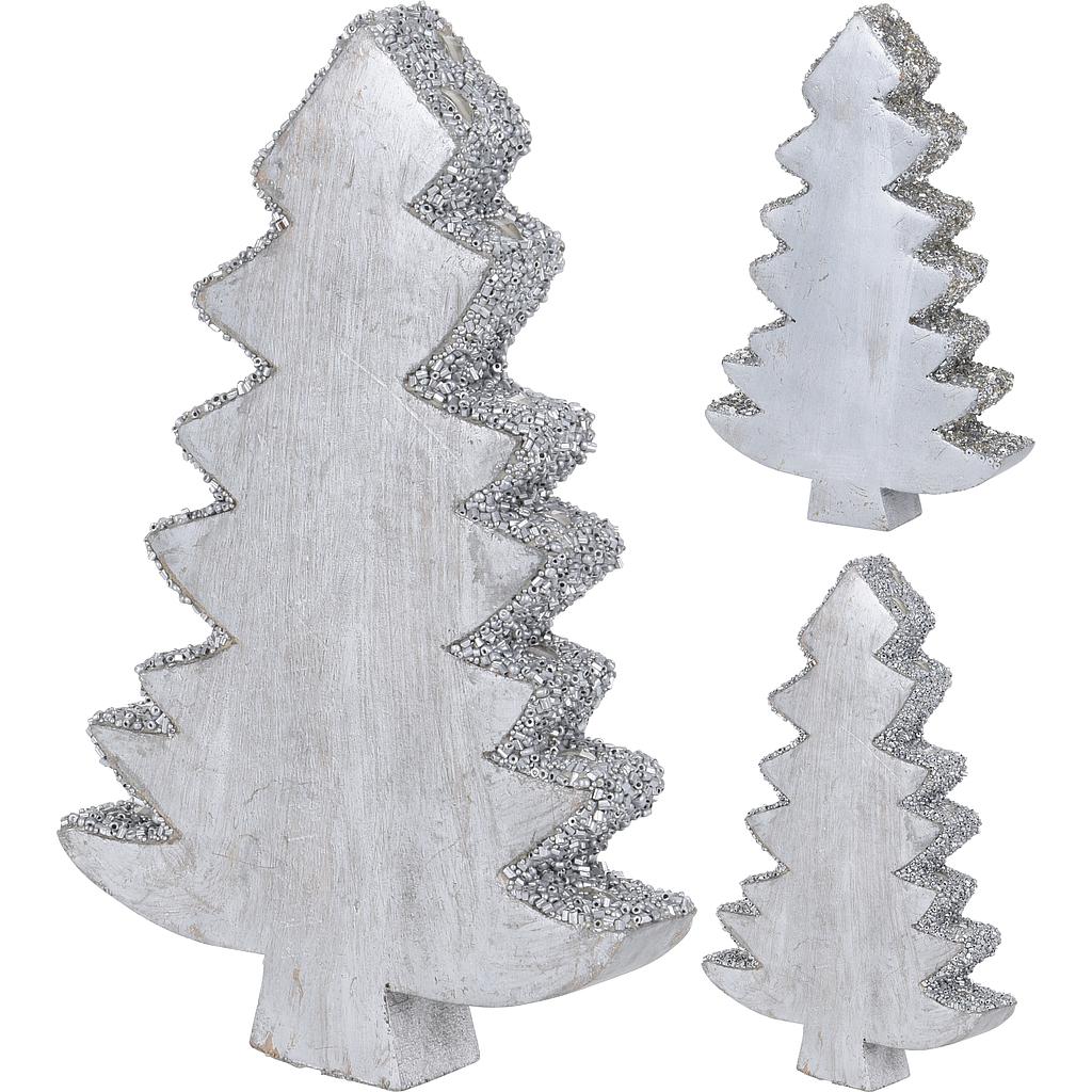 Sapin de noël argent