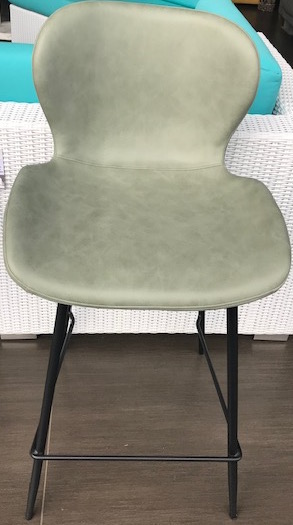 Chaise de comptoir Vert sauge