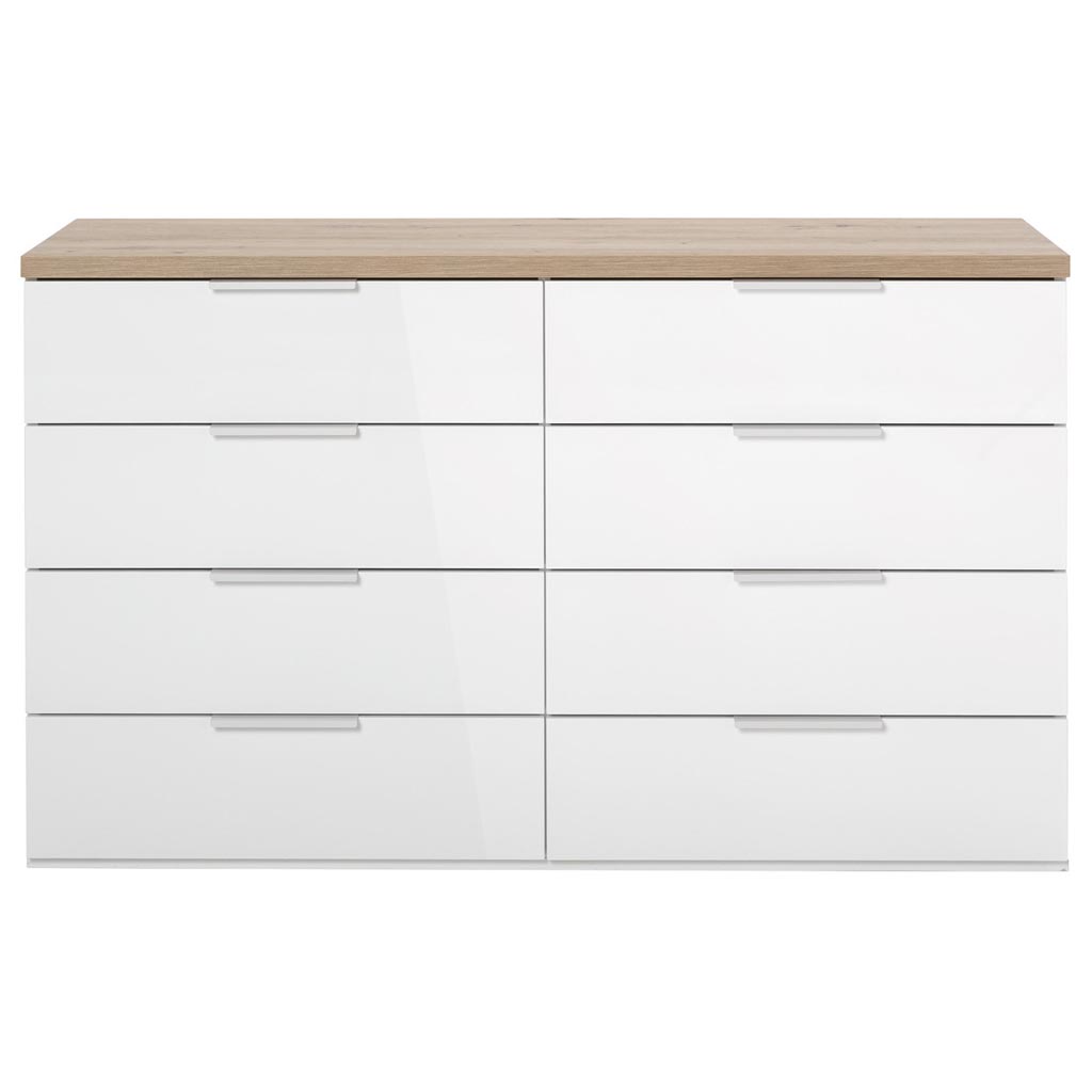Commode MUNDI 8 tiroirs H83xL136xP35cm
