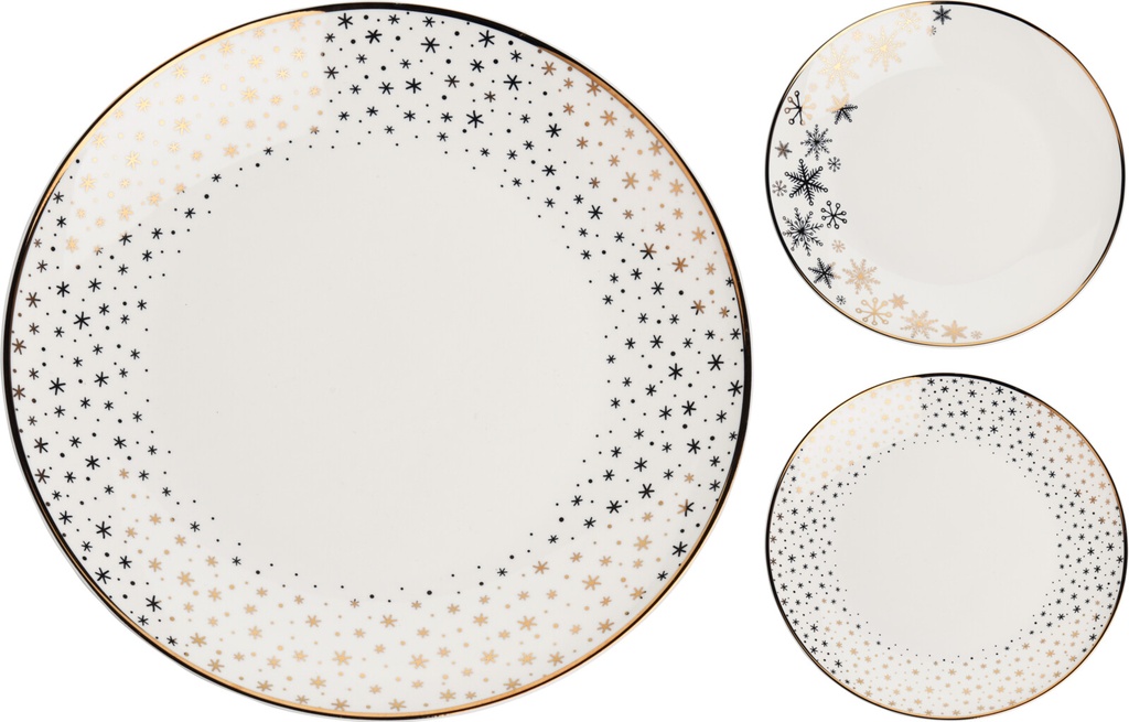 Assiette plate New bone 19cm