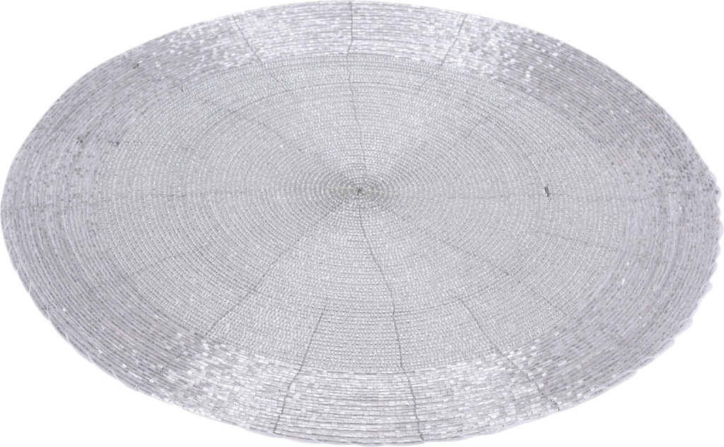Set de table rond Blanc dia:35