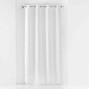 Panneau à oeillets 140x180cm voile tisse SOANE Blanc
