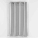 Panneau à oeillets 140x180cm voile tisse SOANE Gris