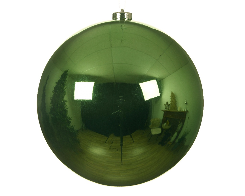 Boule de noel dia:14cm Vert