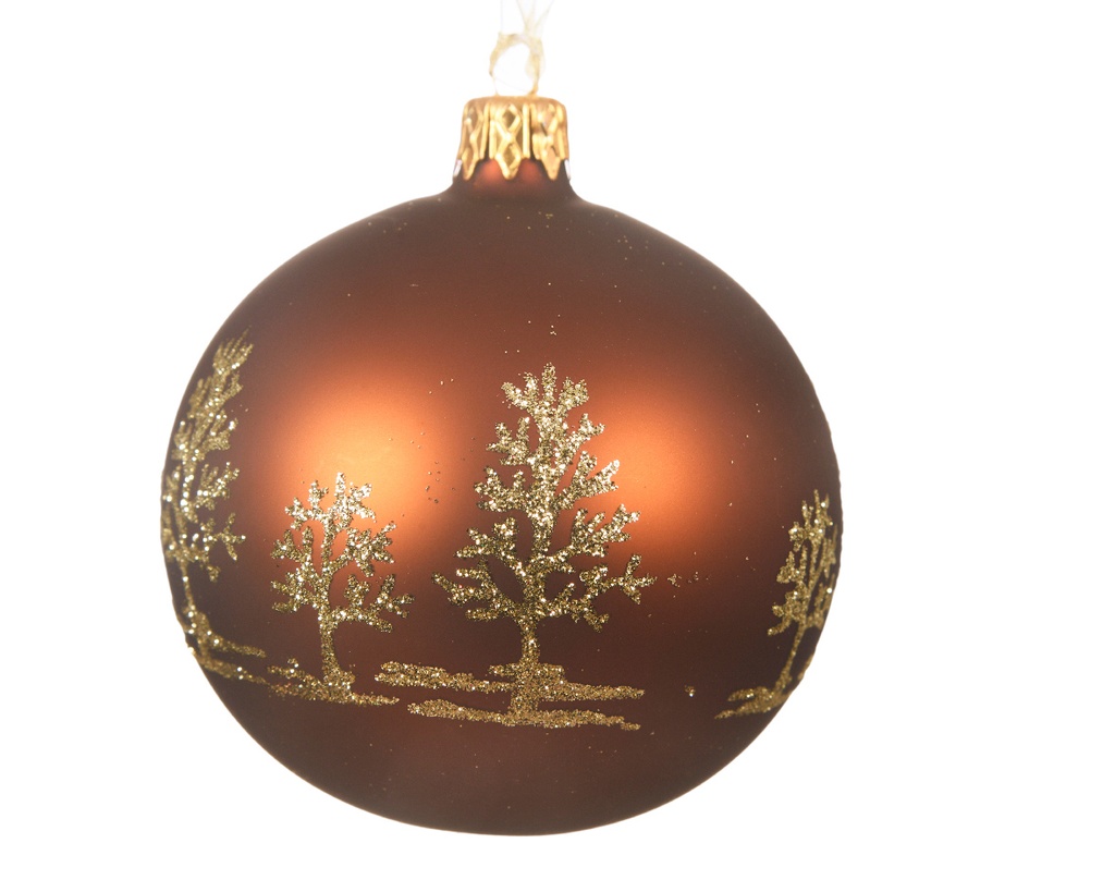 Boule de noel en verre  dia : 8cm (copie)