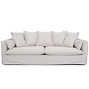 Sofa 3 places 100% déhoussable 212x104x84(h)cm Gris (copie)