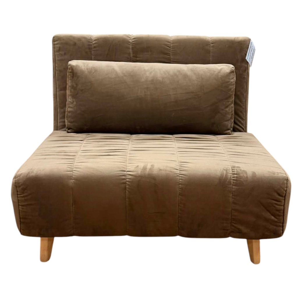Fauteuil convertible CR02 Café H82xL100xP90 / Couchage H26xL100xP190