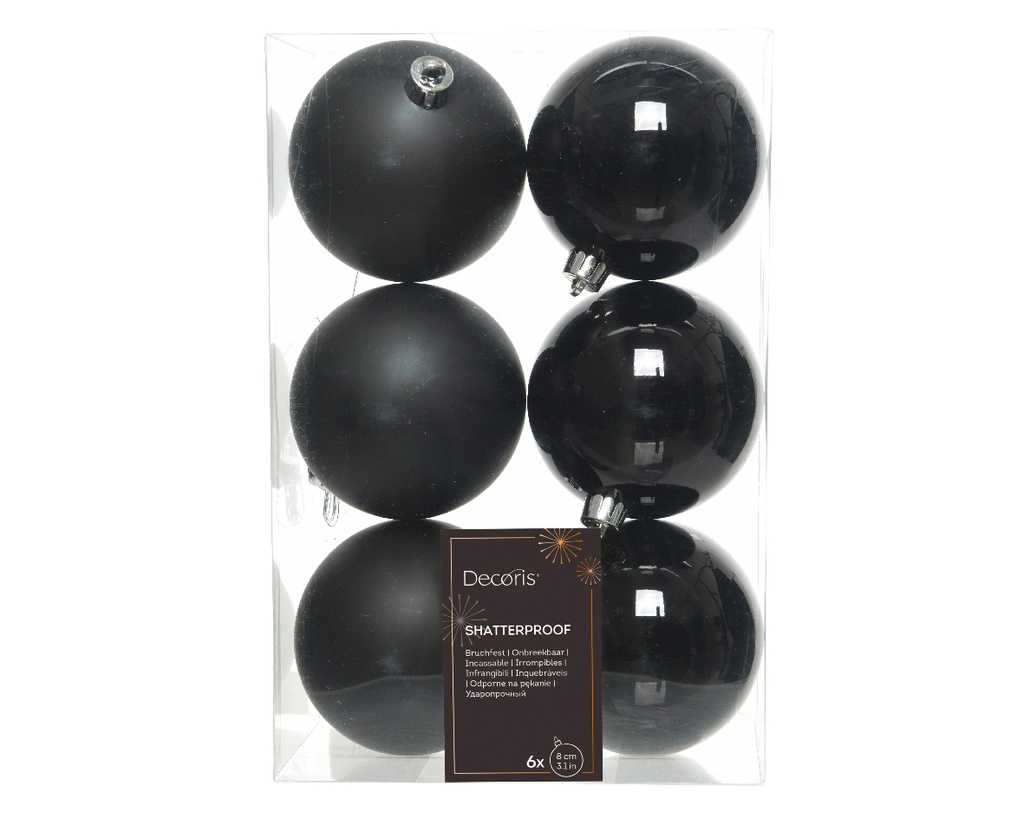 boule brillant pailletes mat mix assorti dia:8cm (copie)
