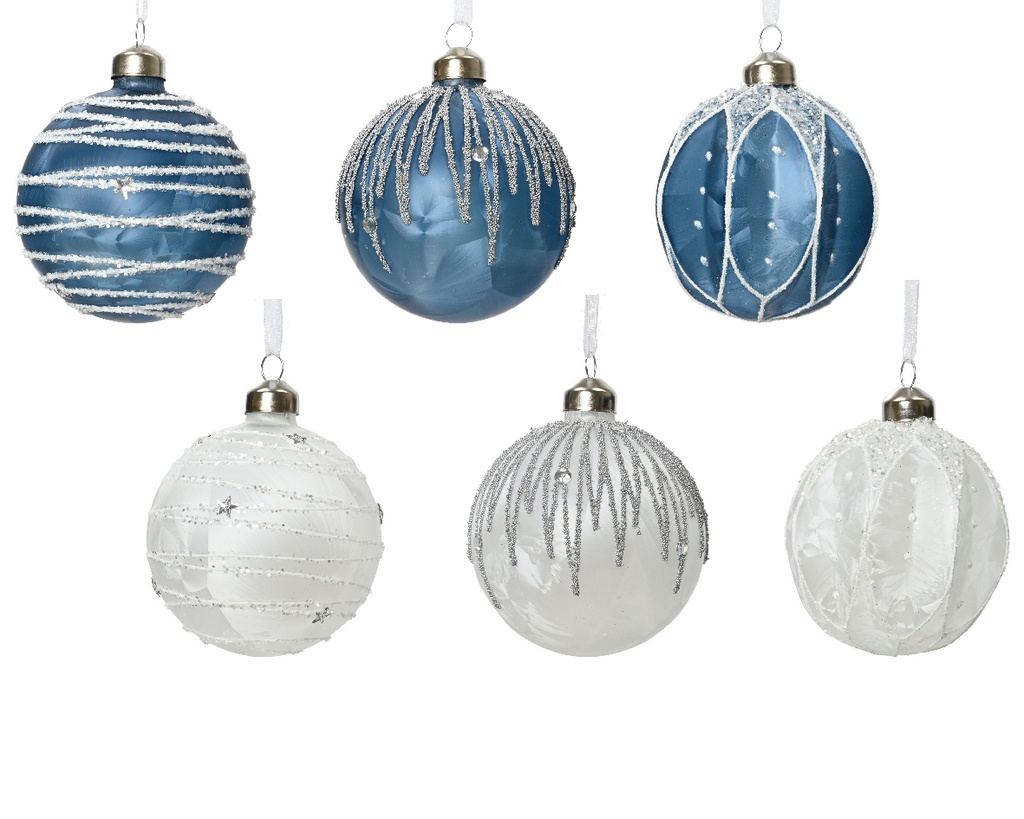 Boule de noel mix dia:8cm