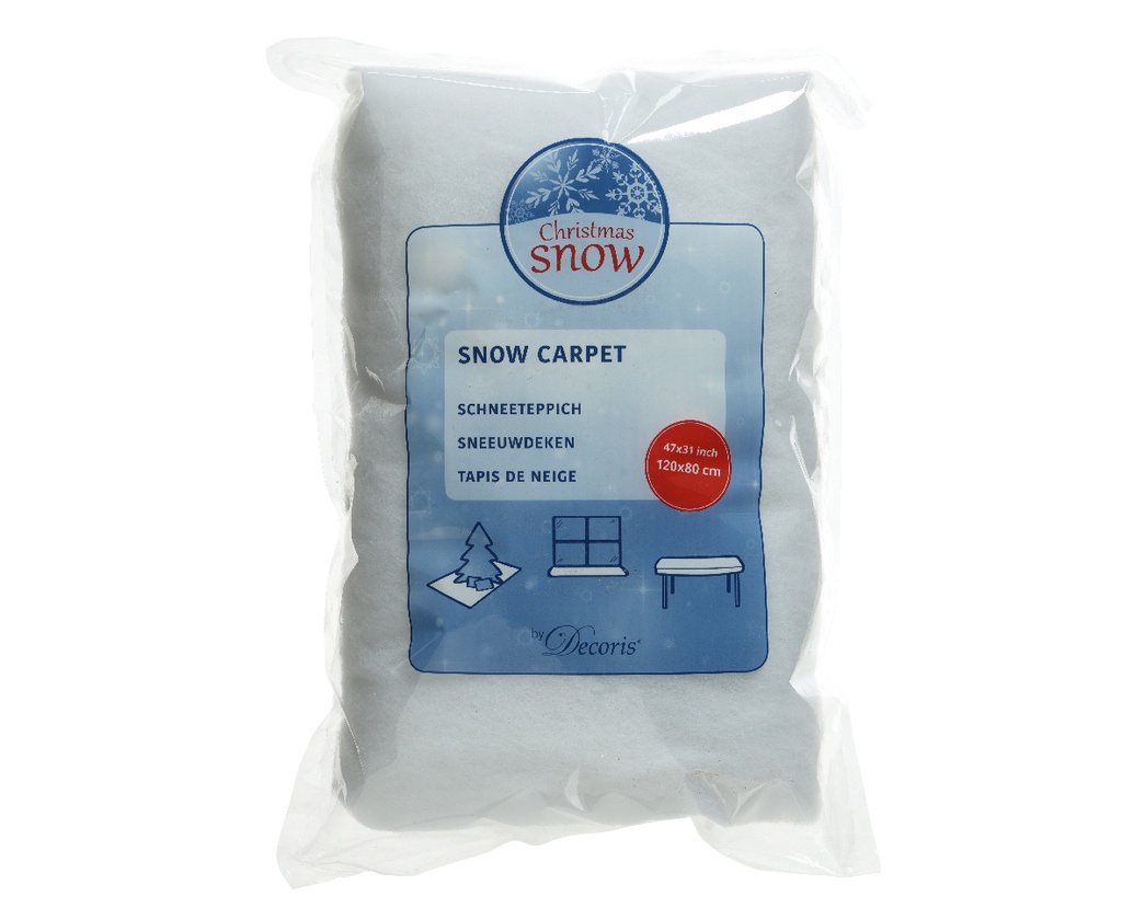Tapis de neige polyester paillette 1*120*80