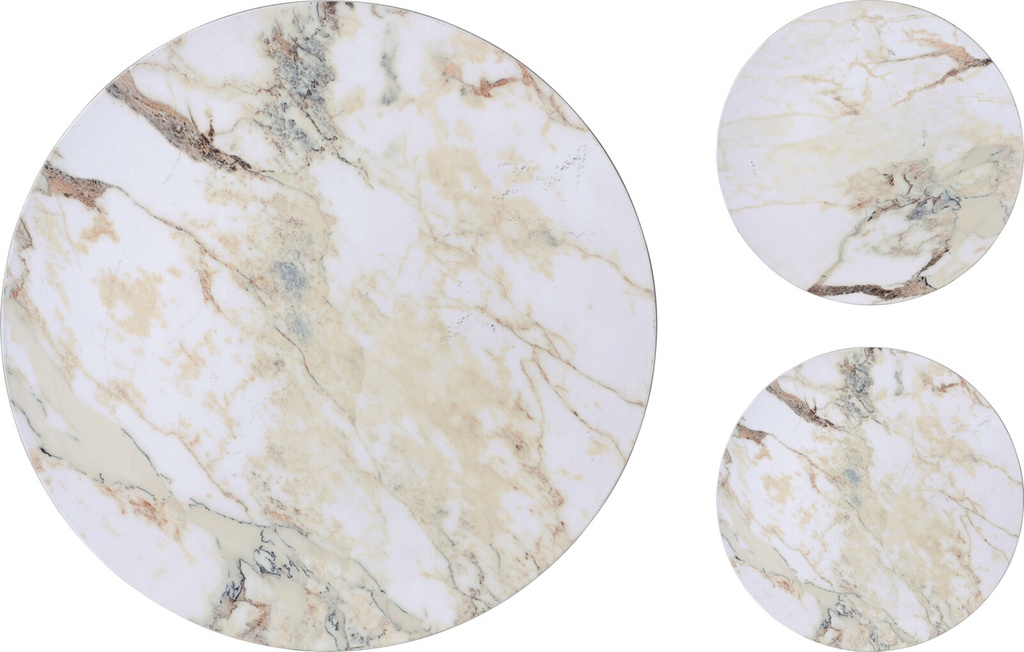 Sous plat 33cm Blanc