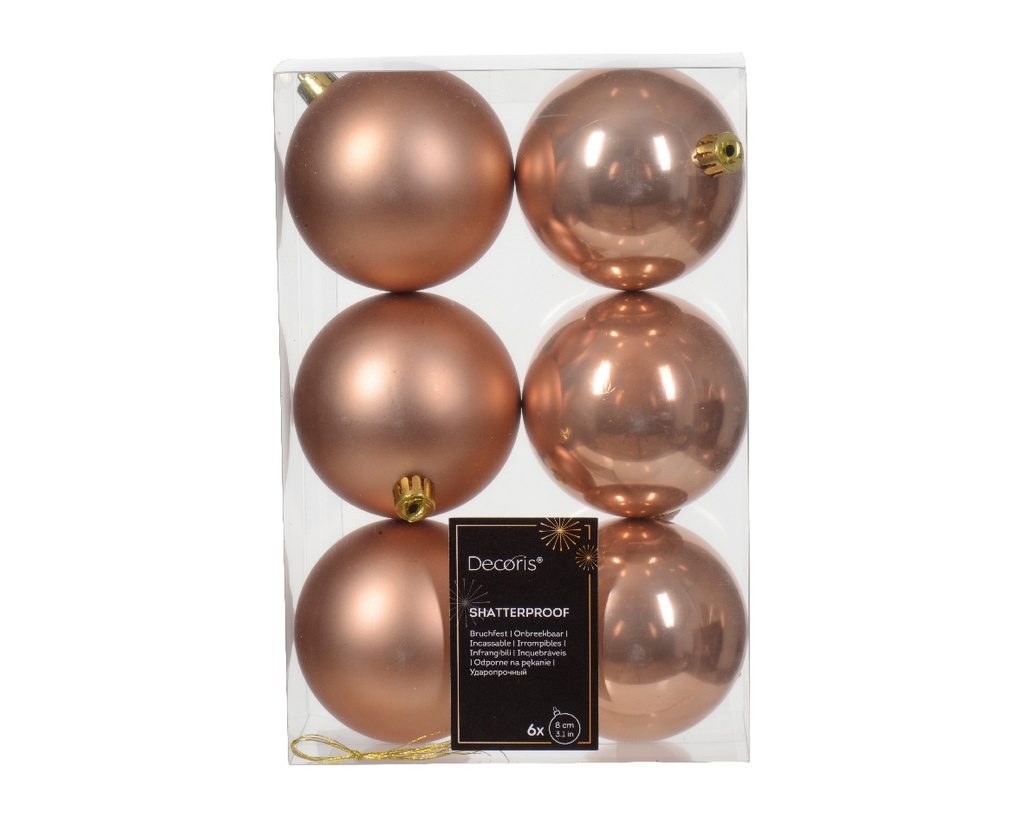 Boule de noel mix brillant mat paillette 30pcs dia:7cm (copie)